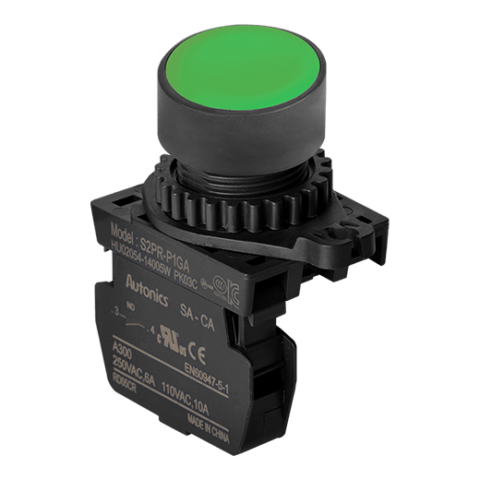زر ضغط أخضر Autonics S2PR-P1GAM