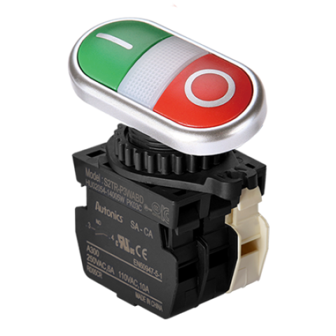 زر ايقاف وتشغيل Autonics S2TR-P3WABDM